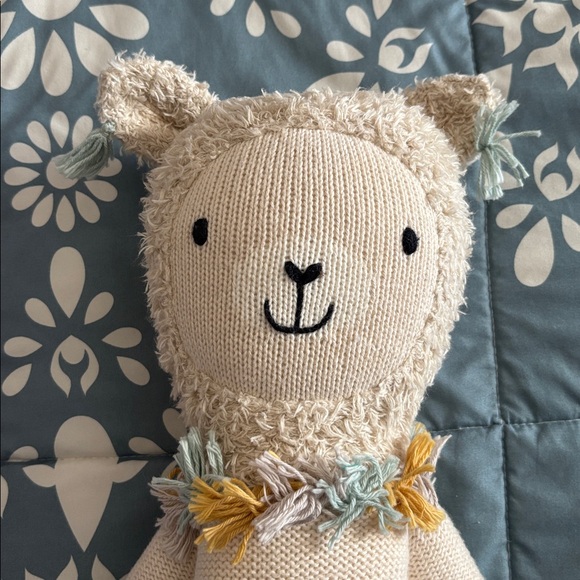Cuddle + Kind Regular 20” Lucas the Llama hand knit doll - Picture 2 of 6